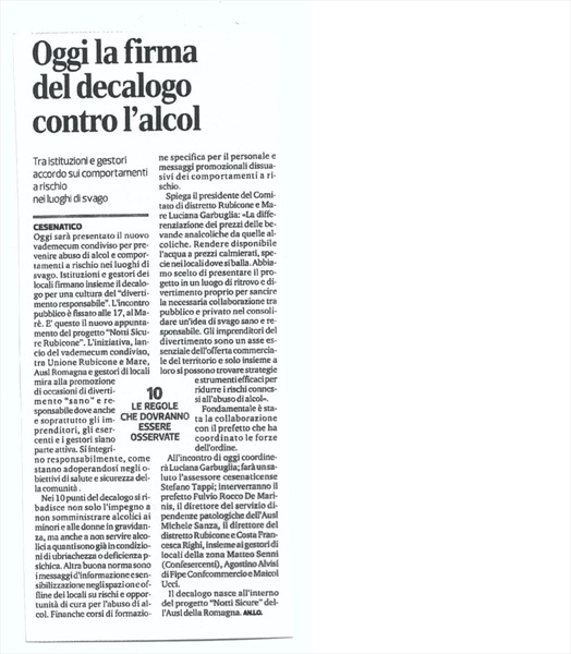 Corriere di Romagna - giovedi' 4 maggio 2017